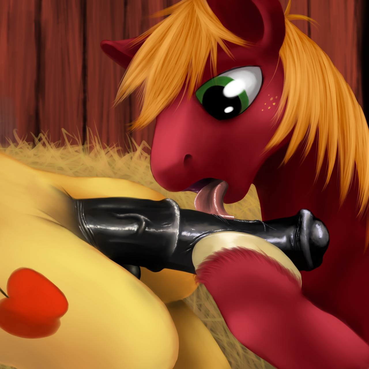 Rule34 – If it exists, there is porn of it / big macintosh (mlp), braeburn / 267470