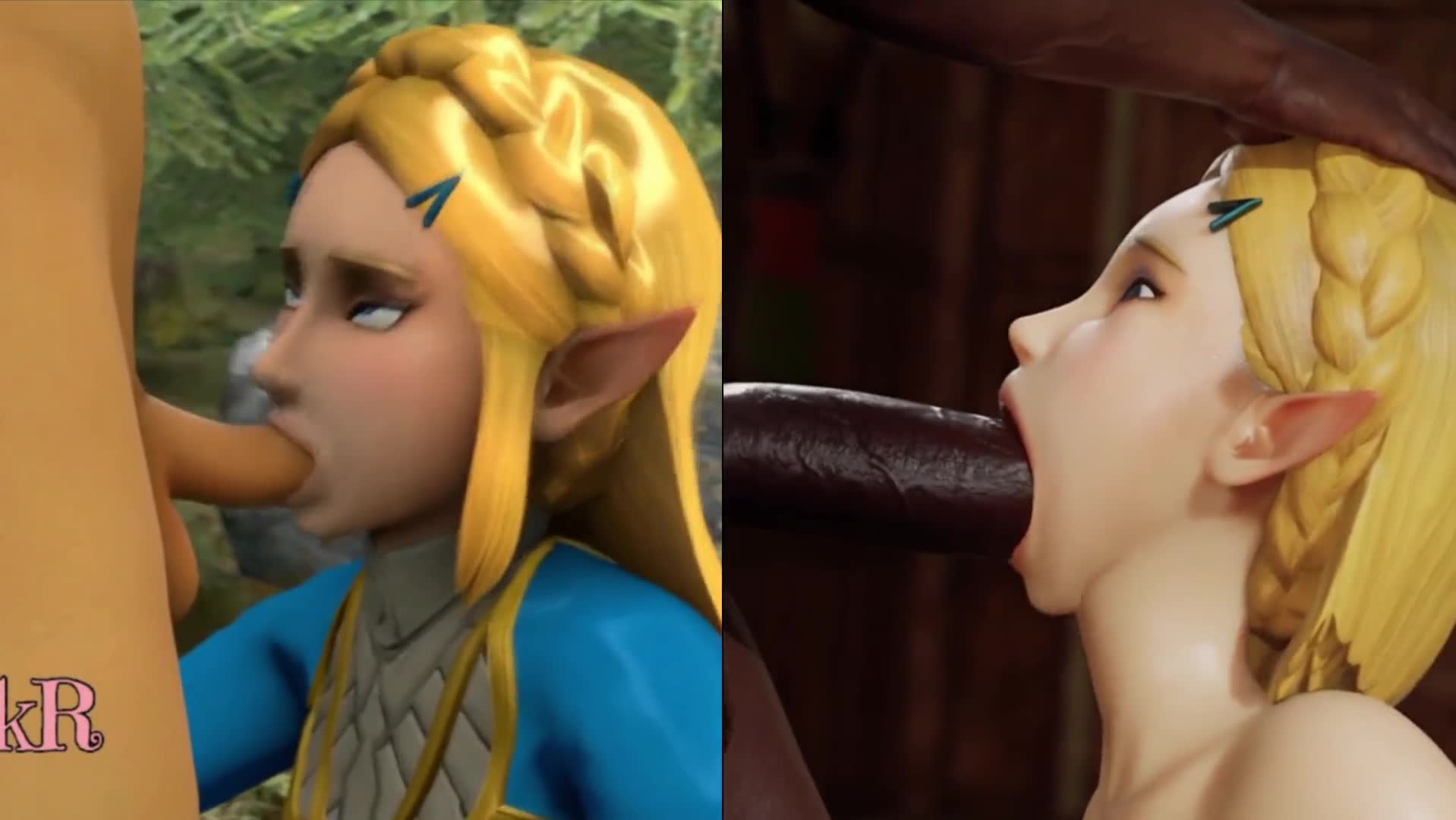 Rule34 – If it exists, there is porn of it / oolay-tiger, link, princess zelda, zelda (breath of the wild) / 8694303