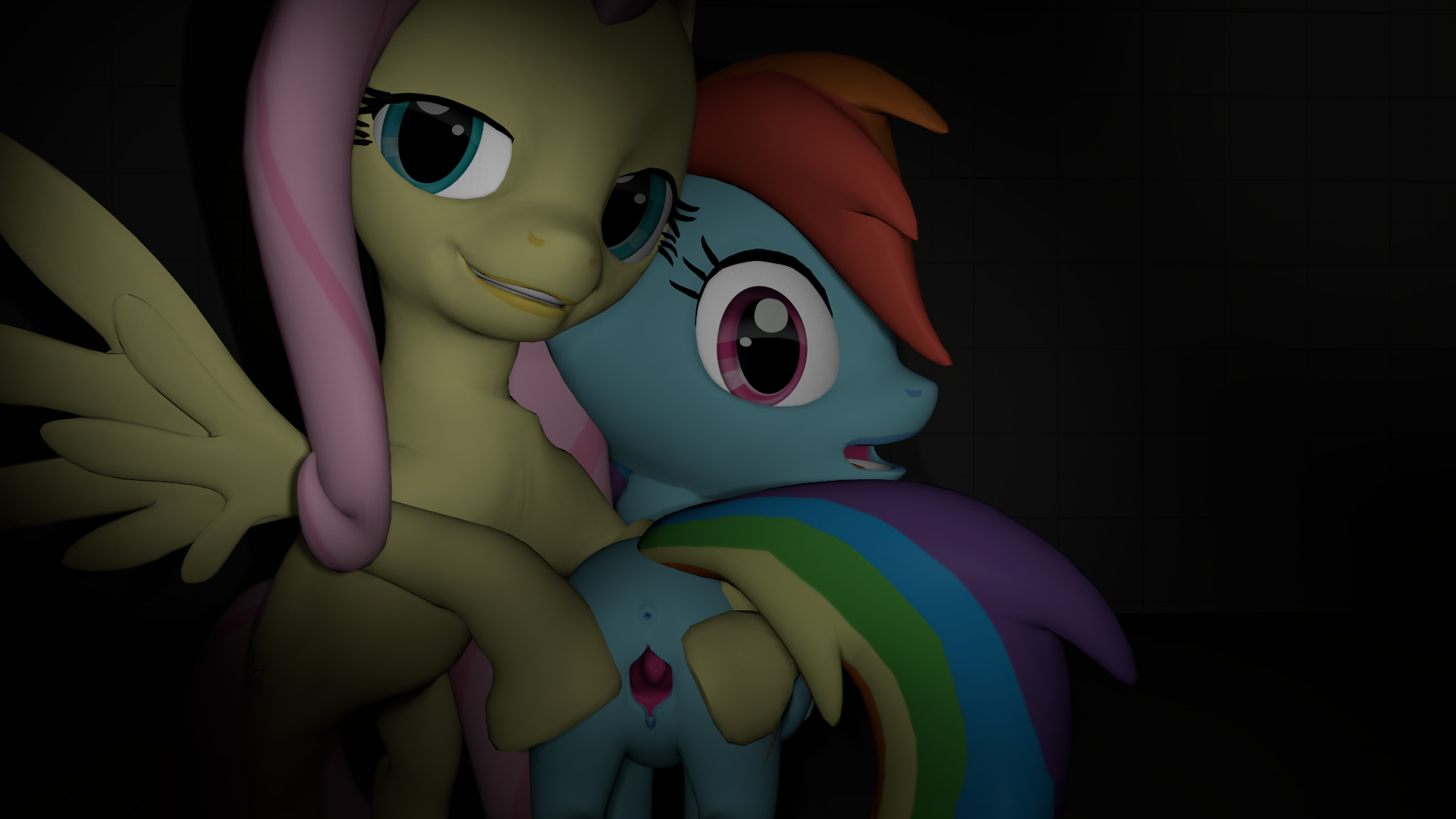 Rule34 – If it exists, there is porn of it / mr tektite, fluttershy (mlp), rainbow dash (mlp) / 269758