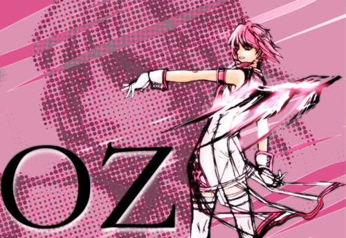 juju, over zenith, uniform, lowres, 1girl, armlet, bare shoulders, braid, female focus, jewelry, machinery, mechanical wings, outstretched arms, red background, red eyes, red hair, single braid, sleeveless, solo, standing, standing on one leg, wings, zoom layer