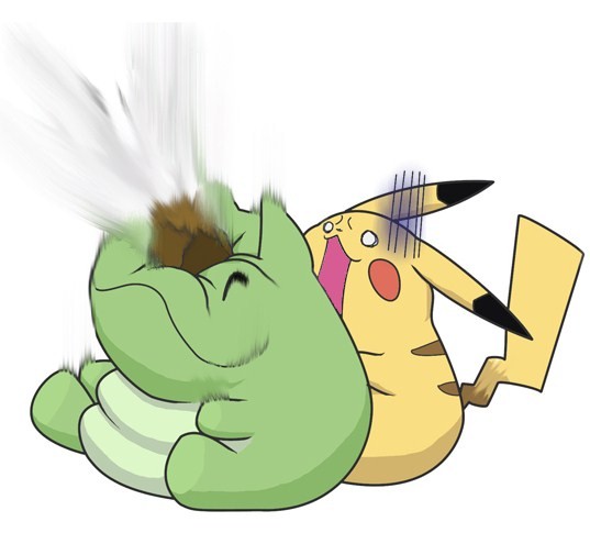 mugisepa, pikachu, nintendo, pokemon, bad id, bad pixiv id, doll, gameplay mechanics, gen 1 pokemon, no humans, pokemon (creature), pokemon focus, pokemon move, rock, stuffed animal, stuffed toy, substitute, substitute (pokemon)