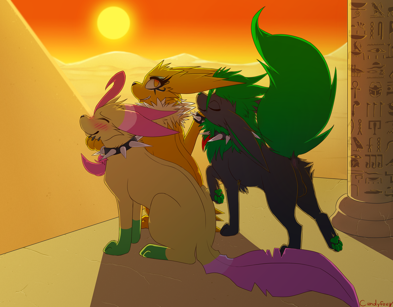 Rule34 – If it exists, there is porn of it / candyfoxy, eeveelution, flareon, jolteon, leafeon, scourge / 276309