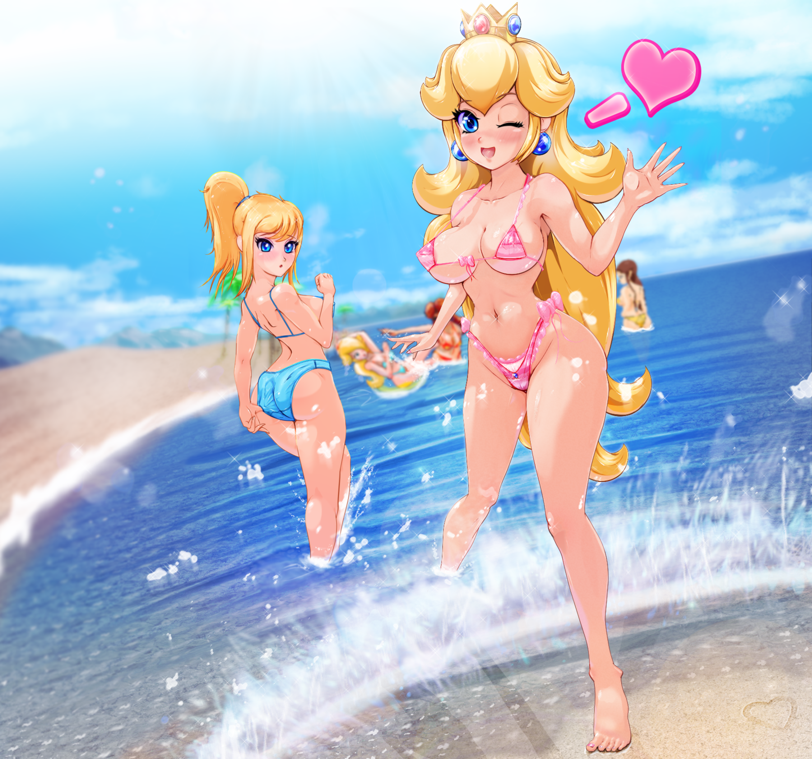 Rule34 – If it exists, there is porn of it / black-rayal, princess daisy, princess peach, princess rosalina, princess zelda, samus aran / 276343