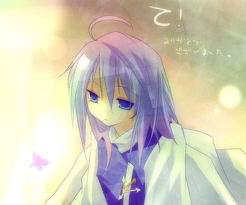 asahina, letty whiterock, touhou, 1girl, ahoge, blue eyes, blue hair, female focus, matching hair/eyes, sleepy, solo