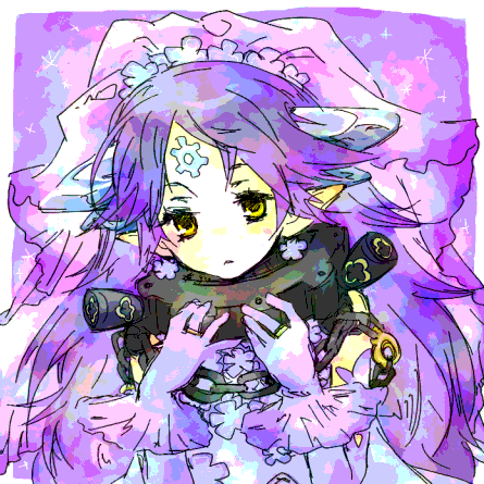 neaki, avalon code, lowres, tagme, blue hair, collar, fairy, long hair, pointy ears, spirit, veil