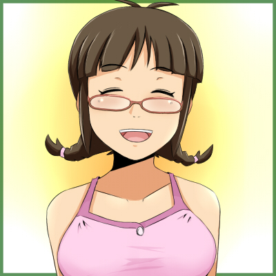miyako (xxxbibit), myk, akizuki ritsuko, idolmaster, idolmaster (classic), lowres, 00s, 1girl, closed eyes, female focus, glasses, solo