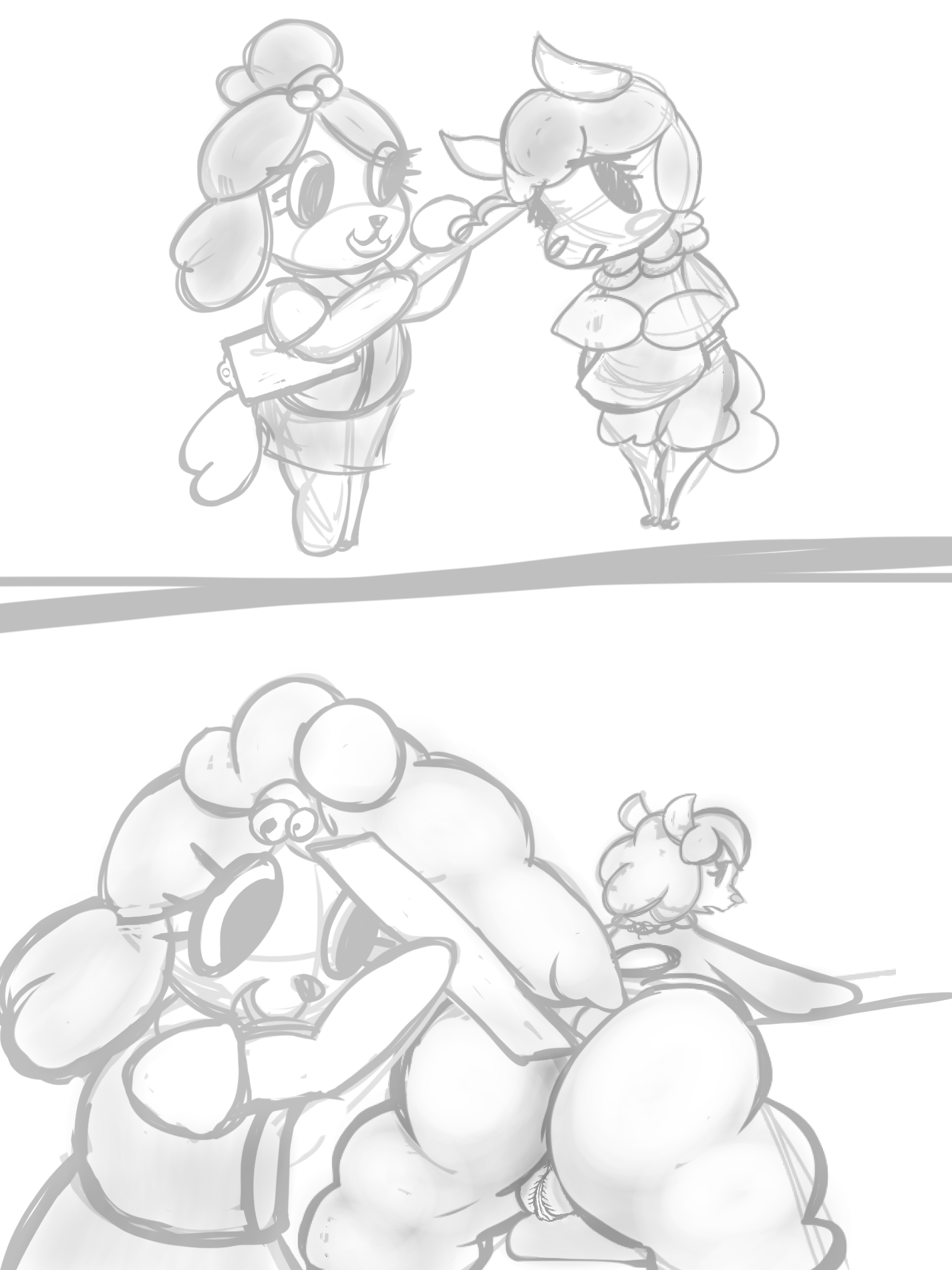 Rule34 – If it exists, there is porn of it / eeekay, isabelle (animal crossing), reese (animal crossing) / 279500