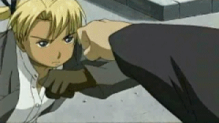 triela, gunslinger girl, screencap, animated, animated gif, lowres, 00s, at gunpoint, gun, twintails, weapon