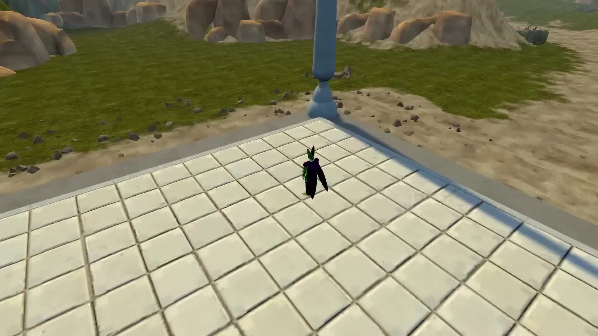 cell (dragon ball), knuckles the echidna, perfect cell, sonic the hedgehog, tails (sonic), dragon ball, dragonball z, sonic (series), animated, sound, tagme, video, cell games, crossover, fighting, teamfourstar