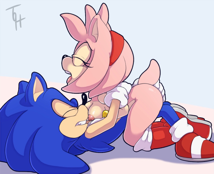 Rule34 – If it exists, there is porn of it / the other half, amy rose, sonic the hedgehog / 8701132