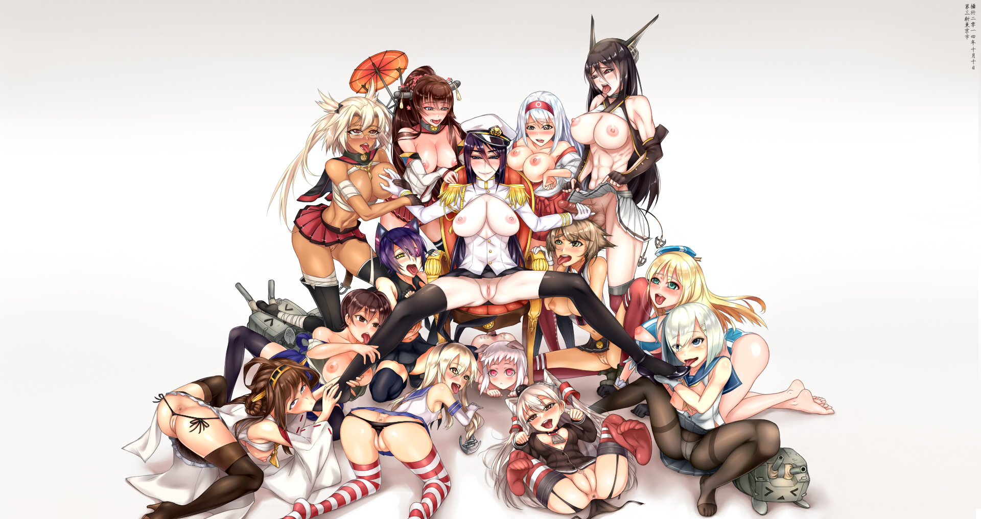 Rule34 – If it exists, there is porn of it / shoujo donburi, amatsukaze (kantai collection), atago (kantai collection), female admiral (kantai collection), hamakaze (kantai collection), kaga (kantai collection), kongou (kantai collection), musashi (kantai collection), mutsu (kantai collection), nagato (kantai collection), northern ocean hime, shimakaze (kantai collection), shoukaku (kantai collection), tenryuu (kantai collection), yamato (kantai collection) / 282083
