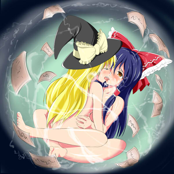 Rule34 – If it exists, there is porn of it / roki, marisa kirisame, reimu hakurei / 284169
