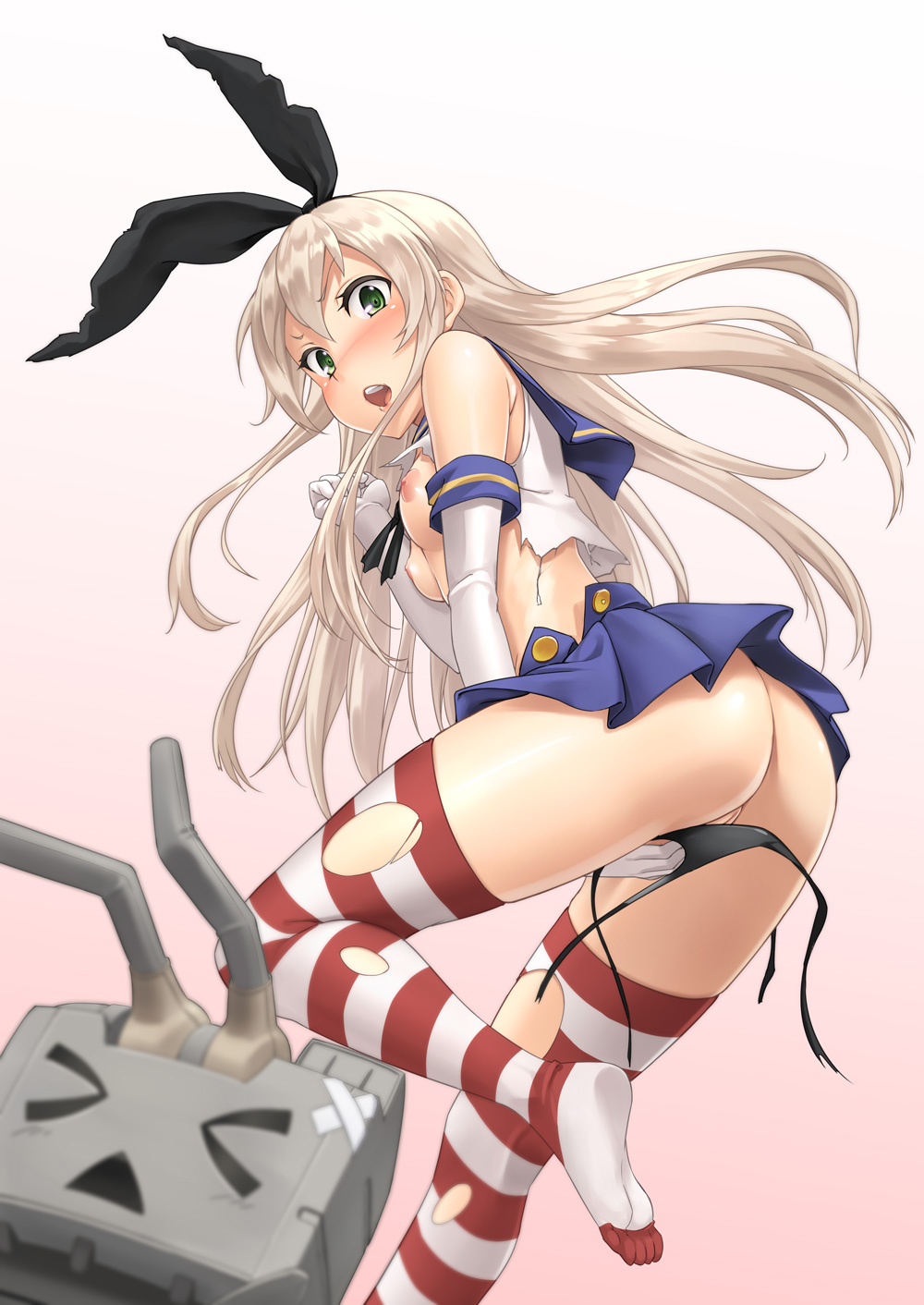 Rule34 – If it exists, there is porn of it / tenkuu nozora, rensouhou-chan, shimakaze (kantai collection) / 284296