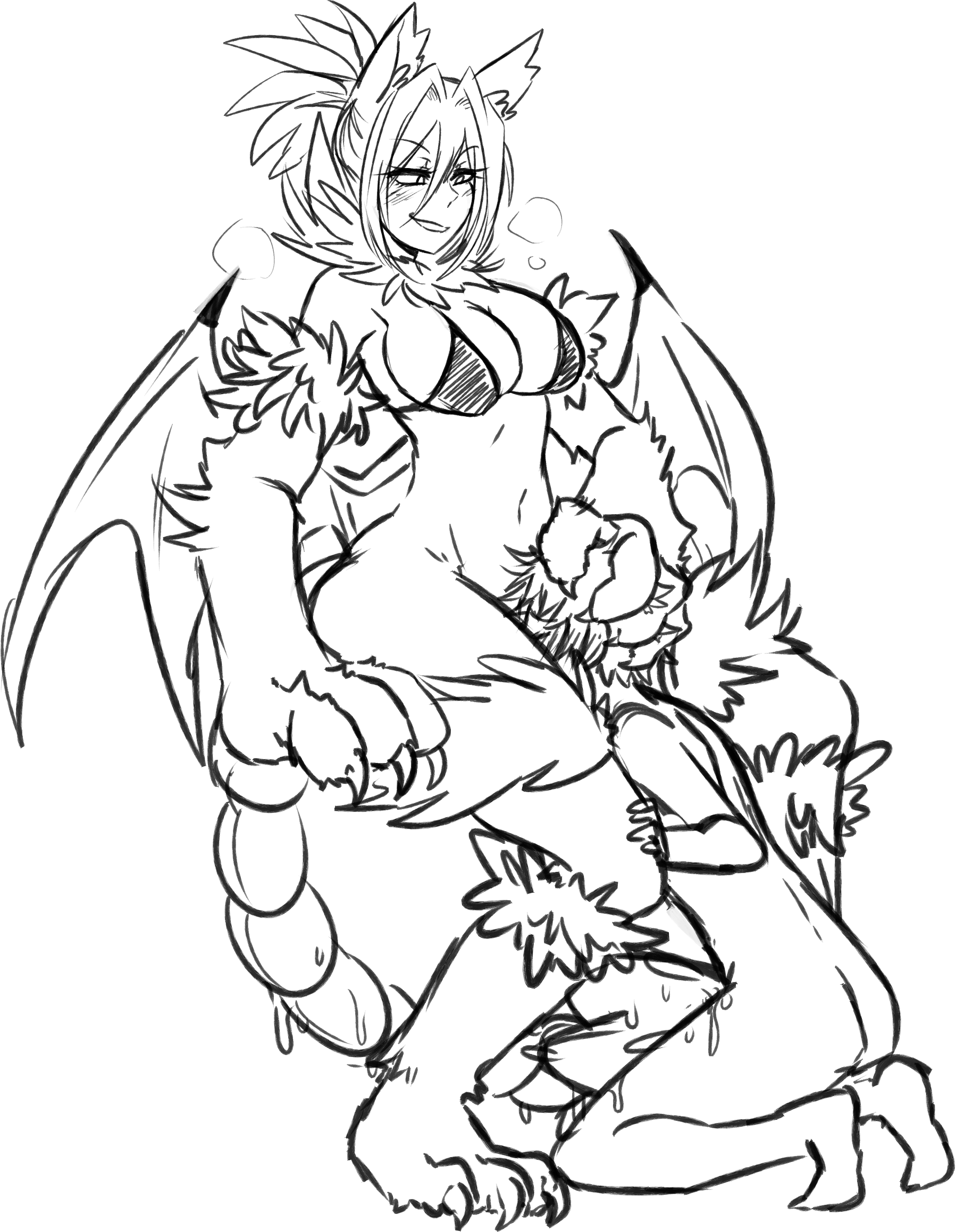 Rule34 – If it exists, there is porn of it / manticore (monster girl encyclopedia) / 285377