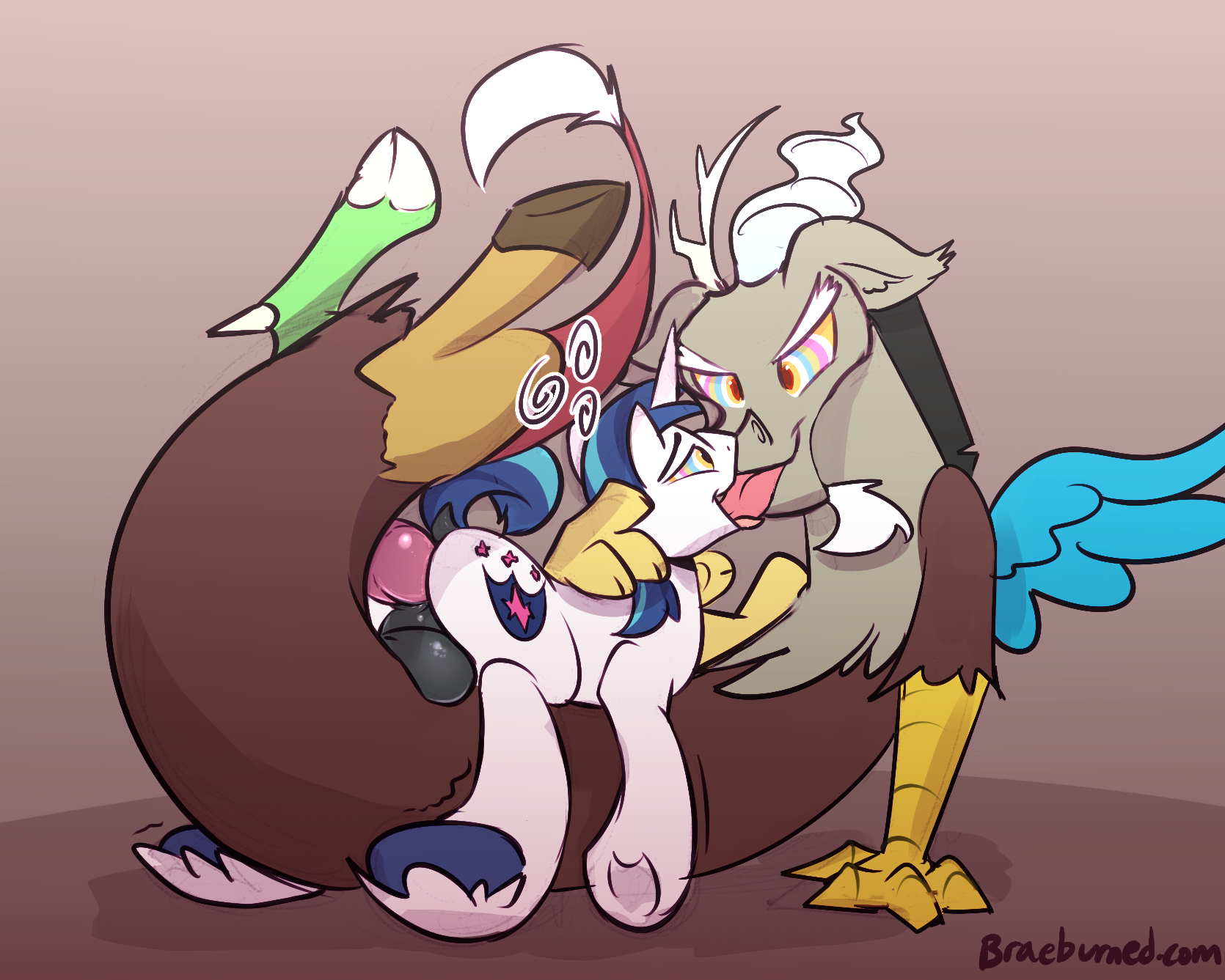 Rule34 – If it exists, there is porn of it / braeburned, discord (mlp), shining armor (mlp) / 285753