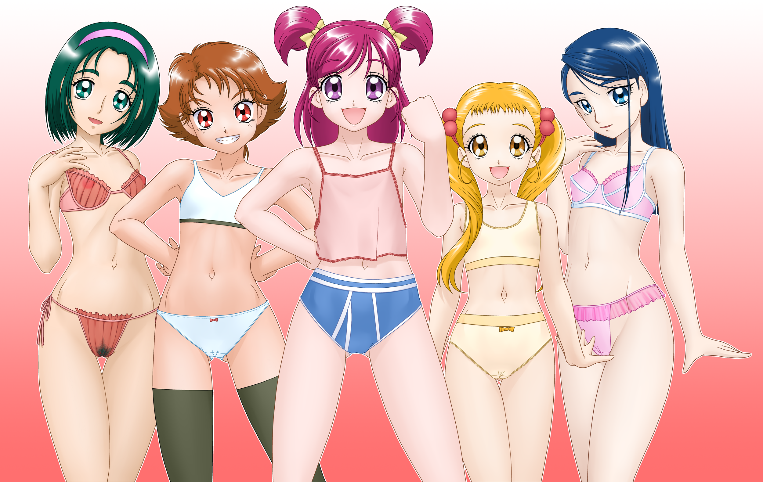 Rule34 – If it exists, there is porn of it / delica, akimoto komachi, minazuki karen, natsuki rin, yumehara nozomi / 286431