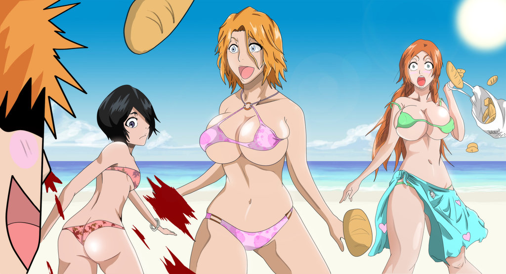 Rule34 – If it exists, there is porn of it / greengiant2012, ichigo kurosaki, inoue orihime, kuchiki rukia, matsumoto rangiku / 286592