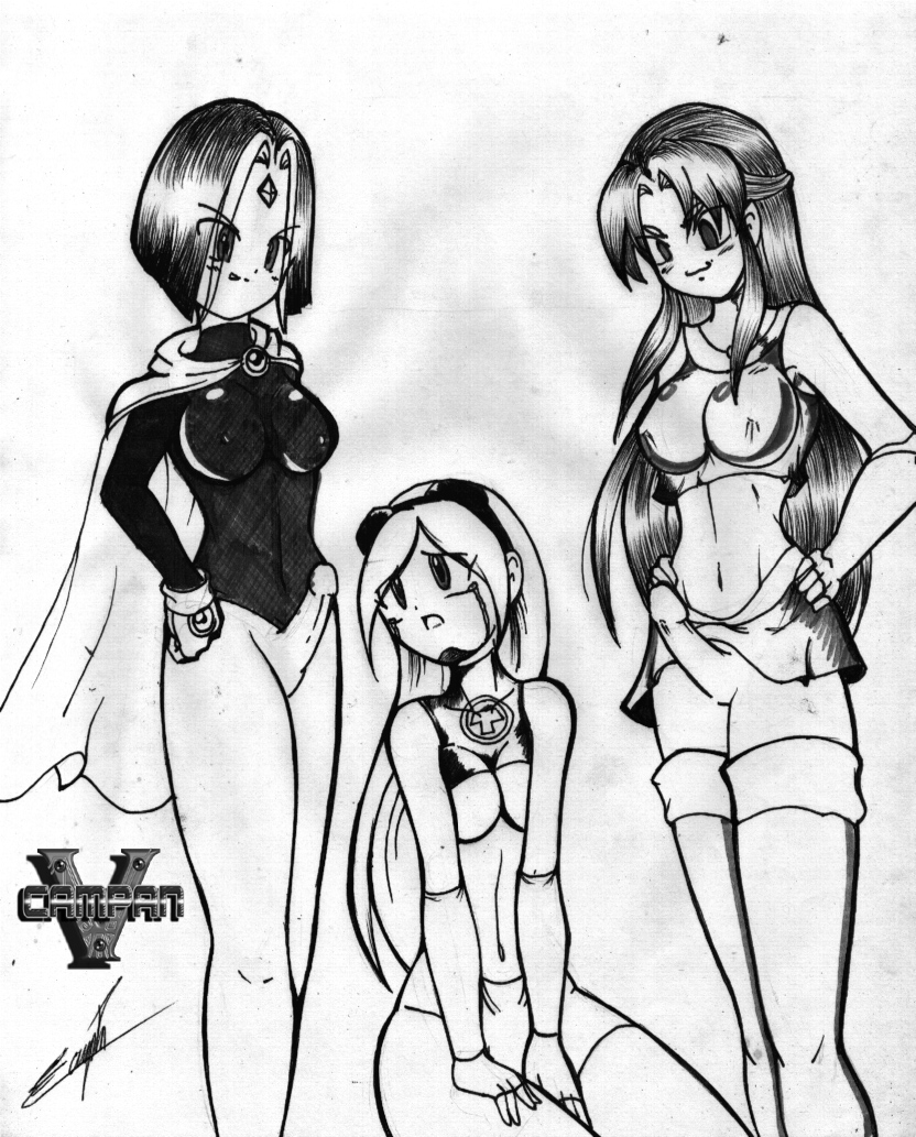 Rule34 – If it exists, there is porn of it / raven, starfire, terra / 286949