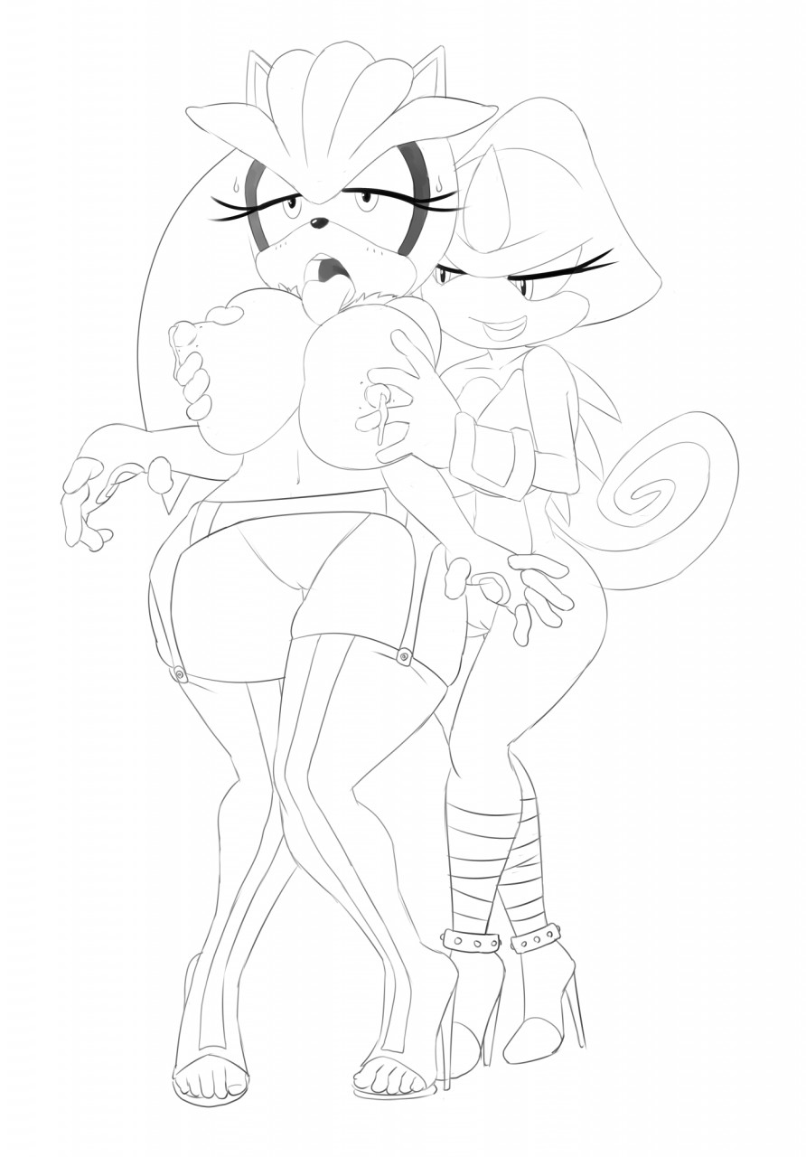 Rule34 – If it exists, there is porn of it / ravnic, espio the chameleon, silver the hedgehog / 287136