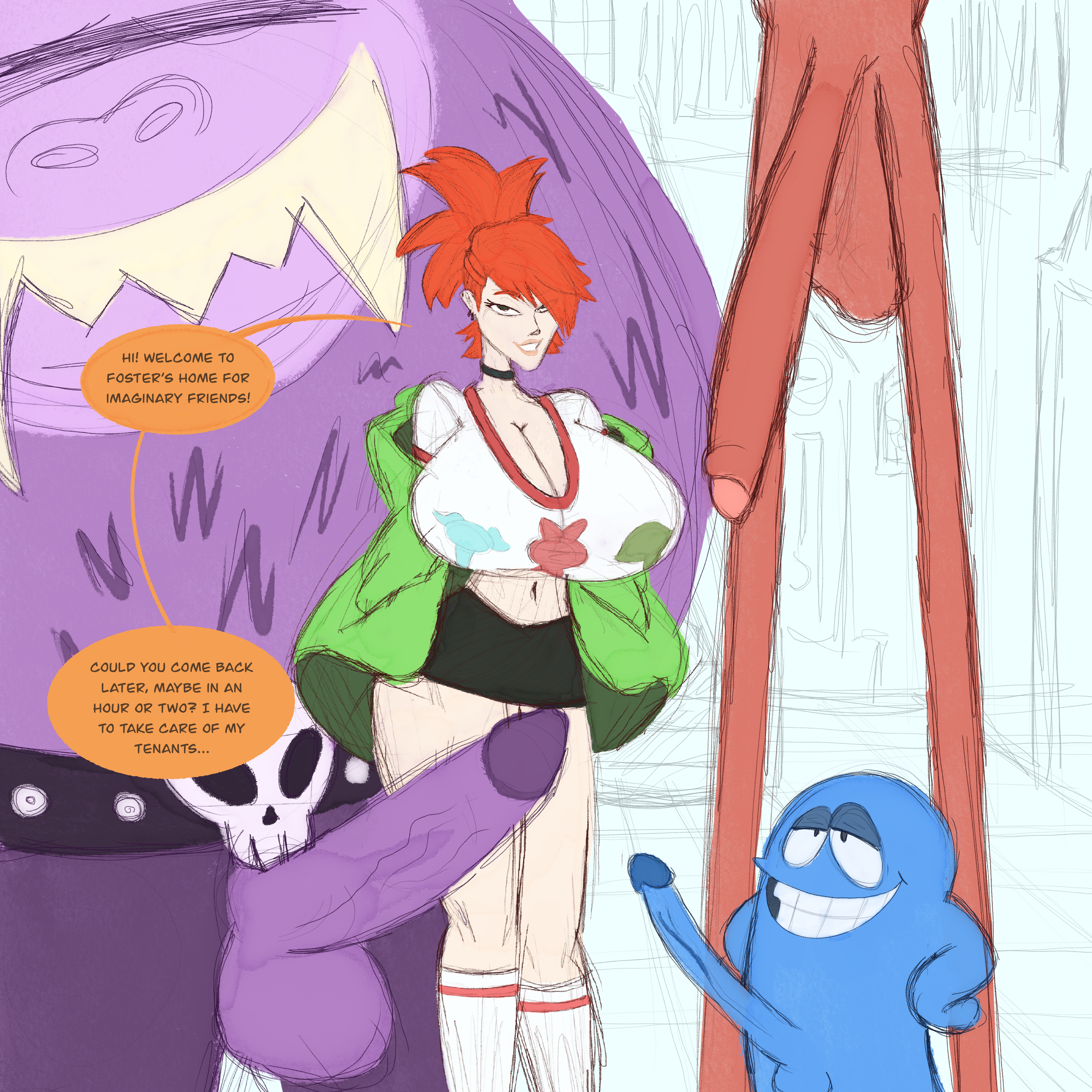 Rule34 – If it exists, there is porn of it / bloo (character), frankie foster, wilt / 8702433