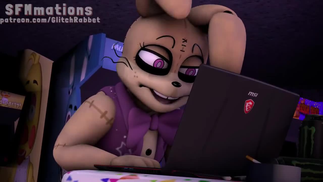 Rule34 – If it exists, there is porn of it / fours, mykendyke, orange, glitchtrap, lolbit (fnaf) / 8702487