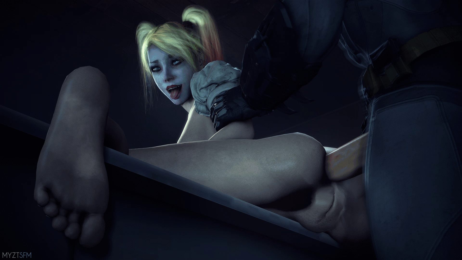 Rule34 – If it exists, there is porn of it / myztsfm, batman, bruce wayne, harley quinn / 289730