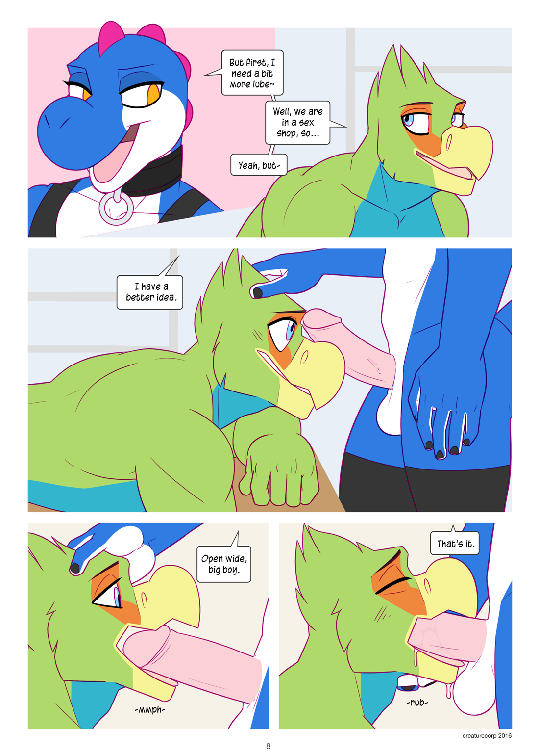 Rule34 – If it exists, there is porn of it / creaturecorp, blue yoshi, sparkx, yoshi / 289882