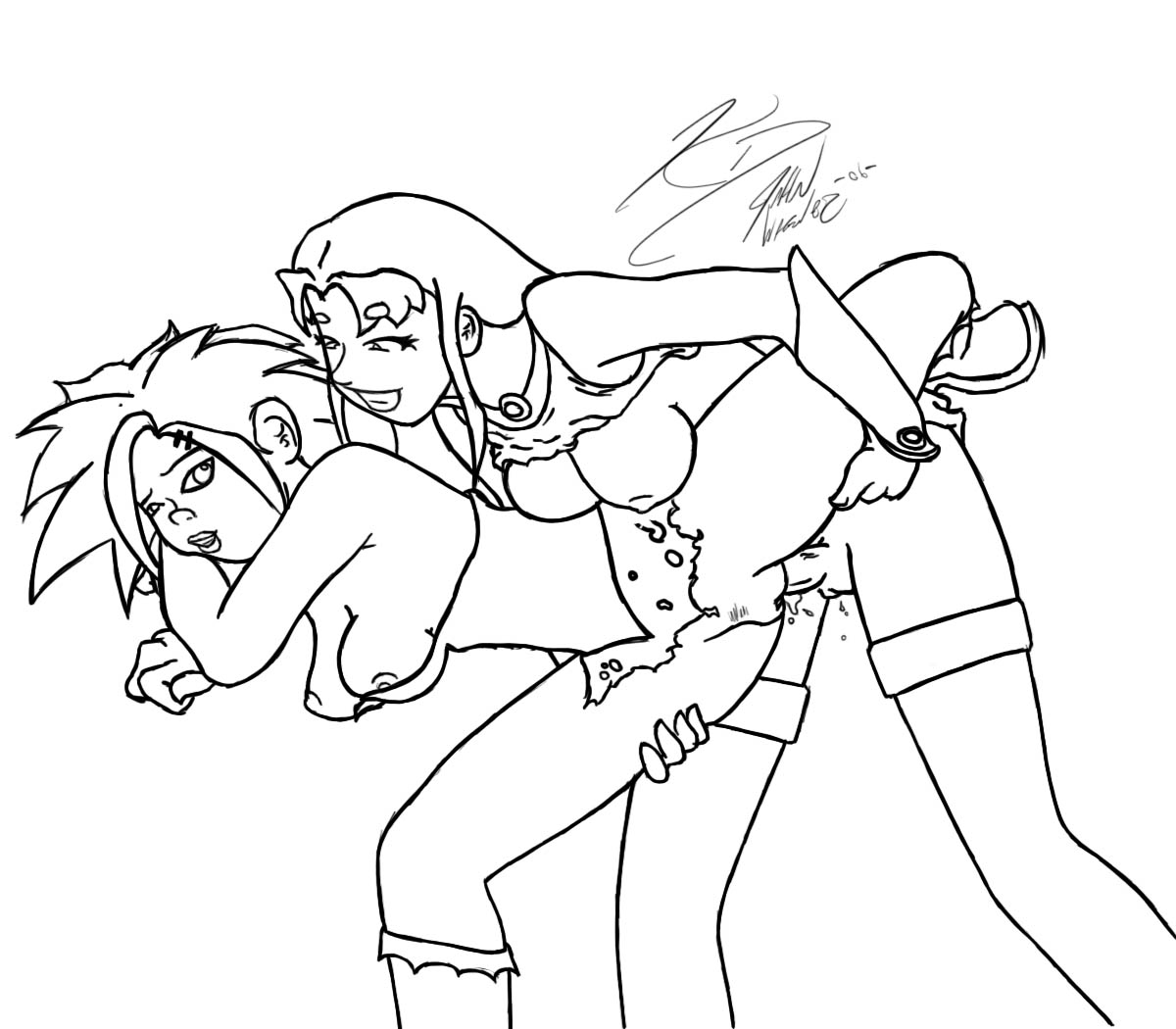 Rule34 – If it exists, there is porn of it / argent, starfire / 290175