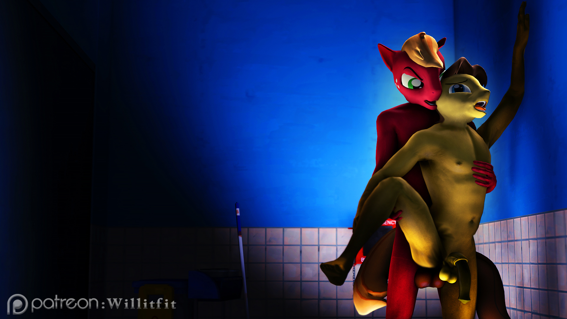 Rule34 – If it exists, there is porn of it / willitfit, big macintosh (mlp), caramel (mlp) / 291035