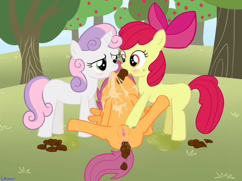 Rule34 – If it exists, there is porn of it / apple bloom (mlp), scootaloo (mlp), sweetie belle (mlp) / 292088