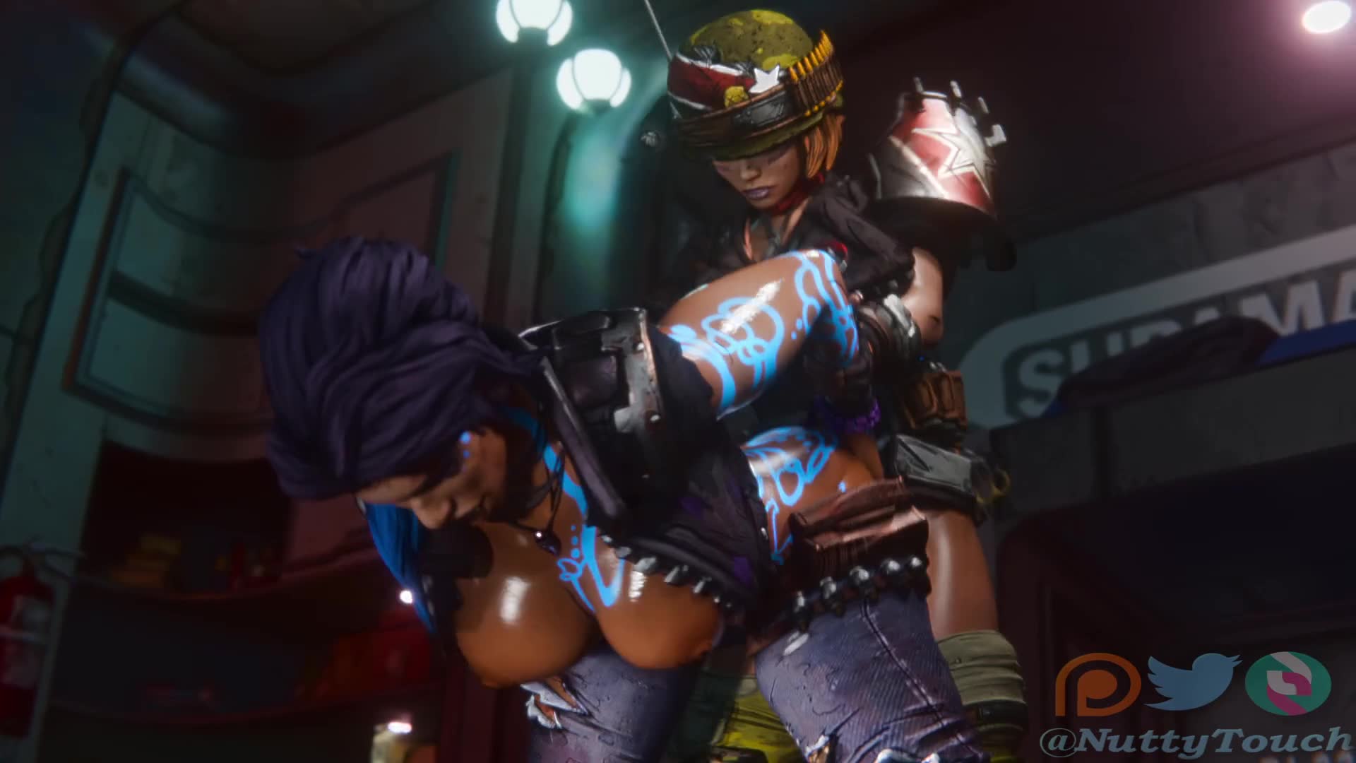 Rule34 – If it exists, there is porn of it / amara (borderlands), moze (borderlands) / 8703467