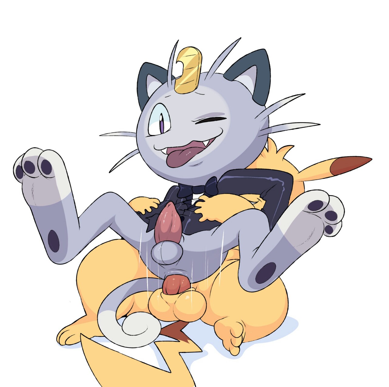 Rule34 – If it exists, there is porn of it / eroborus, alolan meowth, meowth, pikachu / 293444