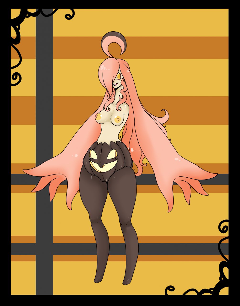 Rule34 – If it exists, there is porn of it / demonnyuu, gourgeist, original character / 293454