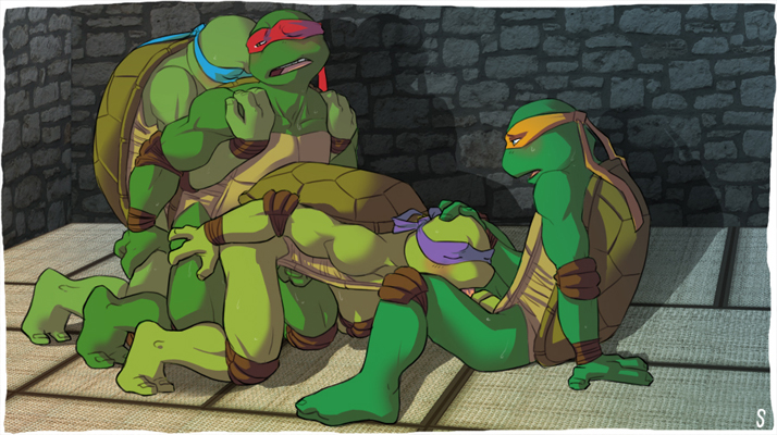 Rule34 – If it exists, there is porn of it / sneefee, donatello, leonardo, michelangelo, raphael / 294061