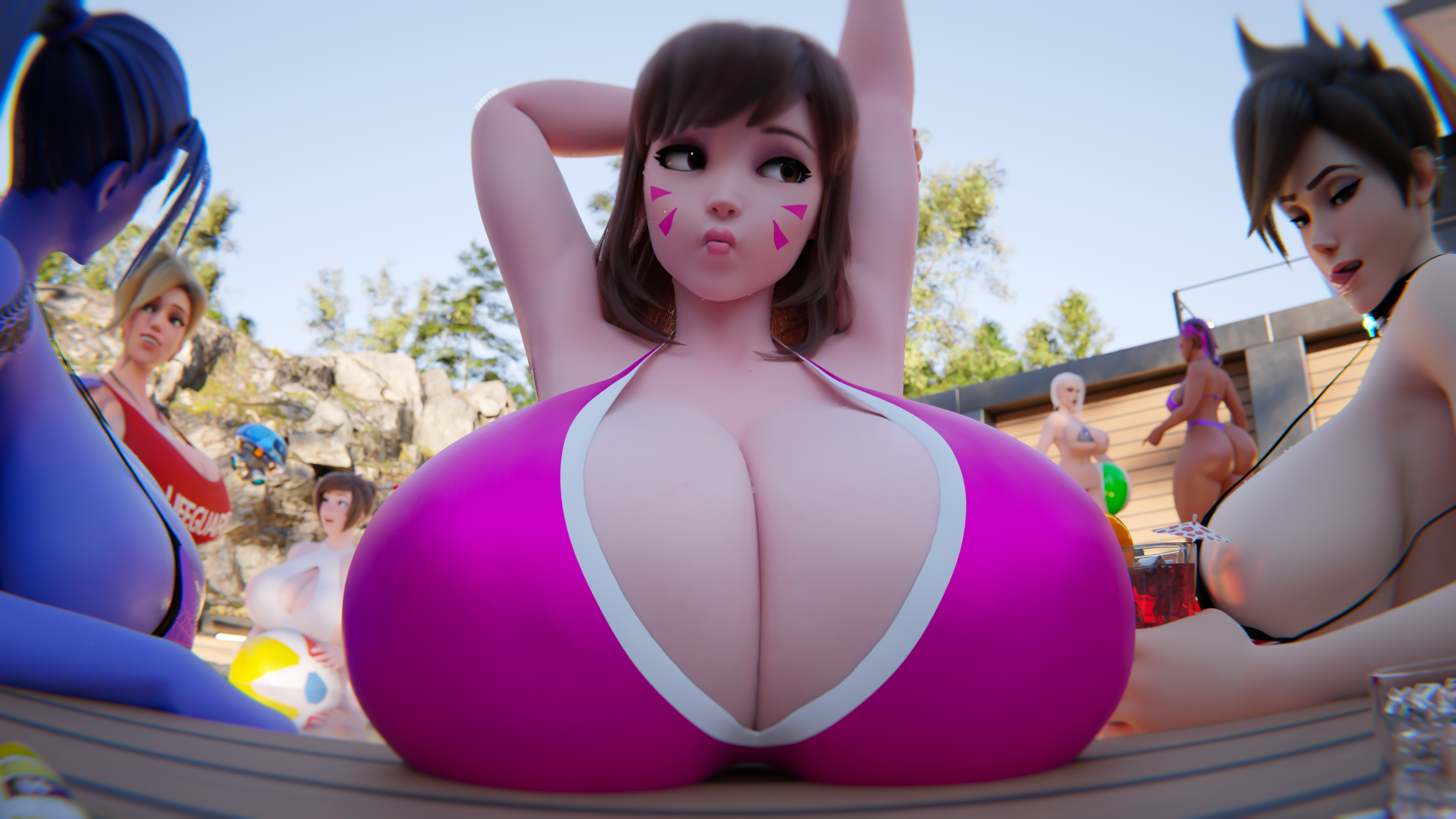 Rule34 – If it exists, there is porn of it / angela ziegler, ashe (overwatch), d.va, mei (overwatch), mercy, sombra, tracer, widowmaker / 8703978