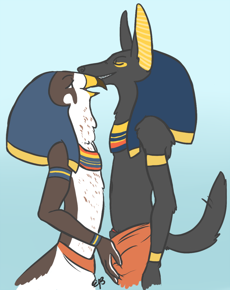 Rule34 – If it exists, there is porn of it / anubis, horus / 295256