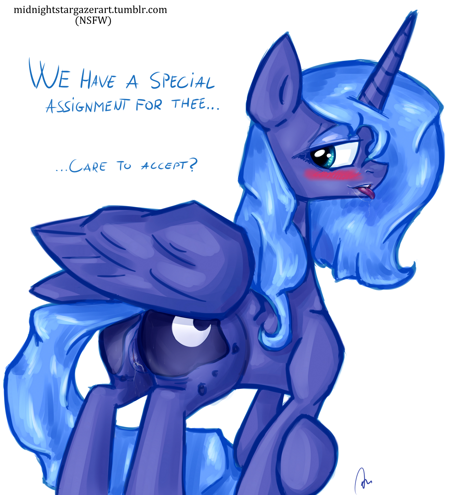 Rule34 – If it exists, there is porn of it / midnightstargazer, princess luna (mlp) / 295276