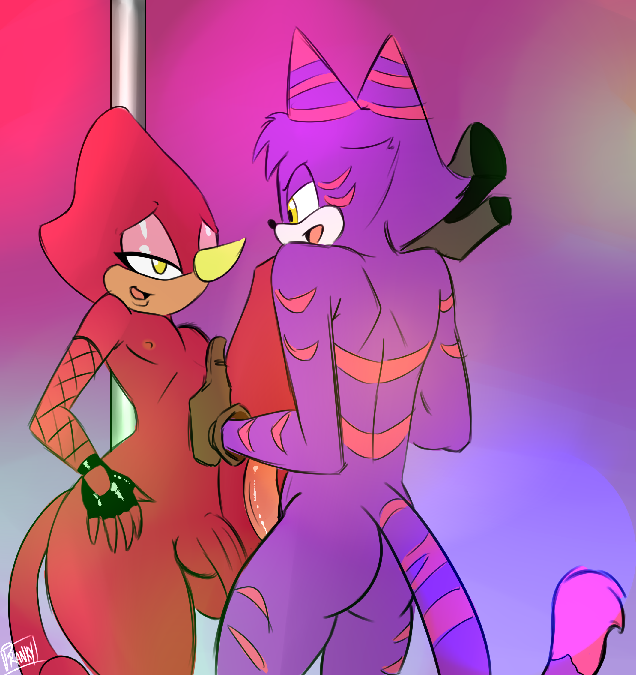 Rule34 – If it exists, there is porn of it / pranky, cheshire thaddeus felonious, espio the chameleon / 297976