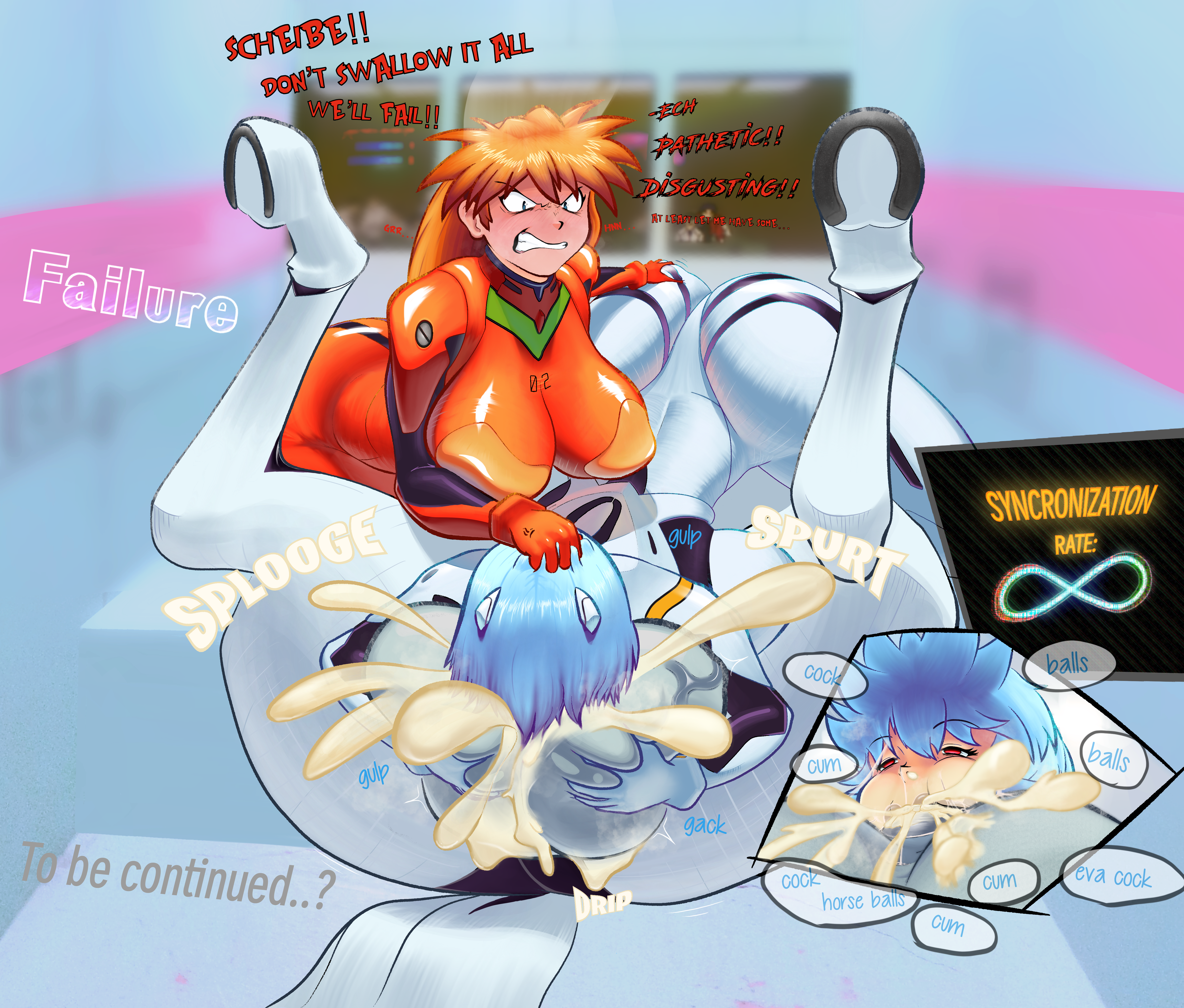Rule34 – If it exists, there is porn of it / asuka langley sohryu, mass production eva, rei ayanami / 8704641