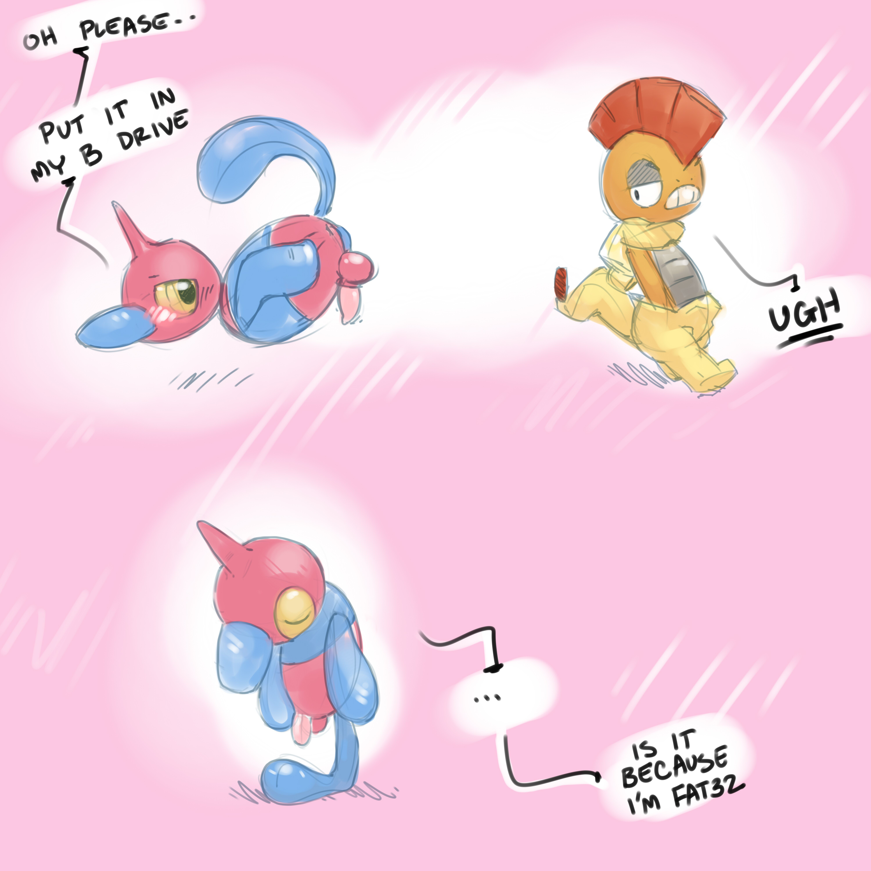 Rule34 – If it exists, there is porn of it / argon vile, porygon-z, scrafty / 298324