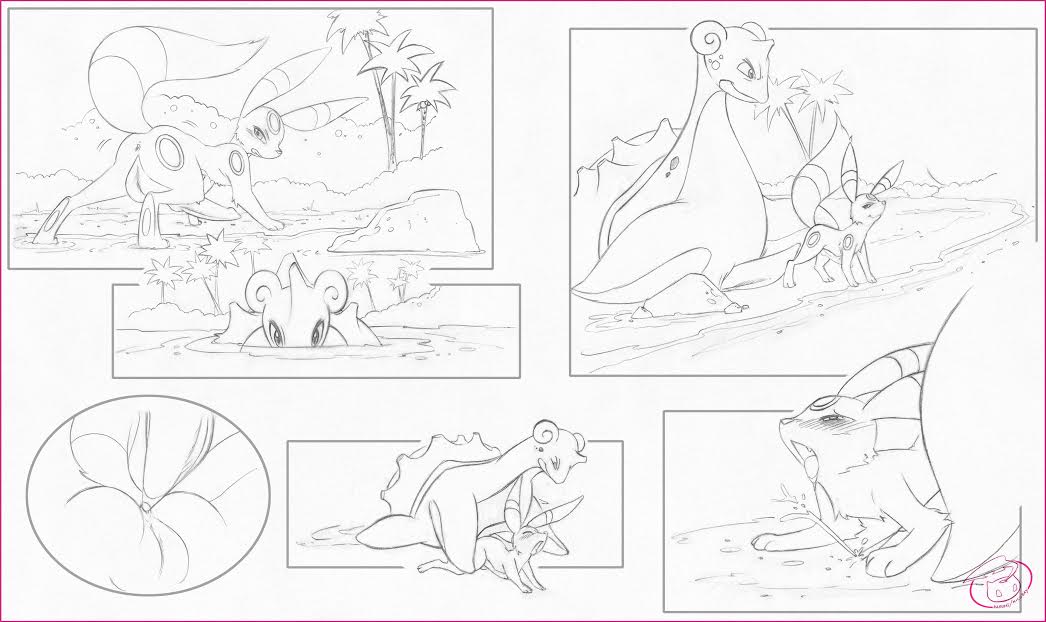Rule34 – If it exists, there is porn of it / harumi, eeveelution, lapras, umbreon / 299961