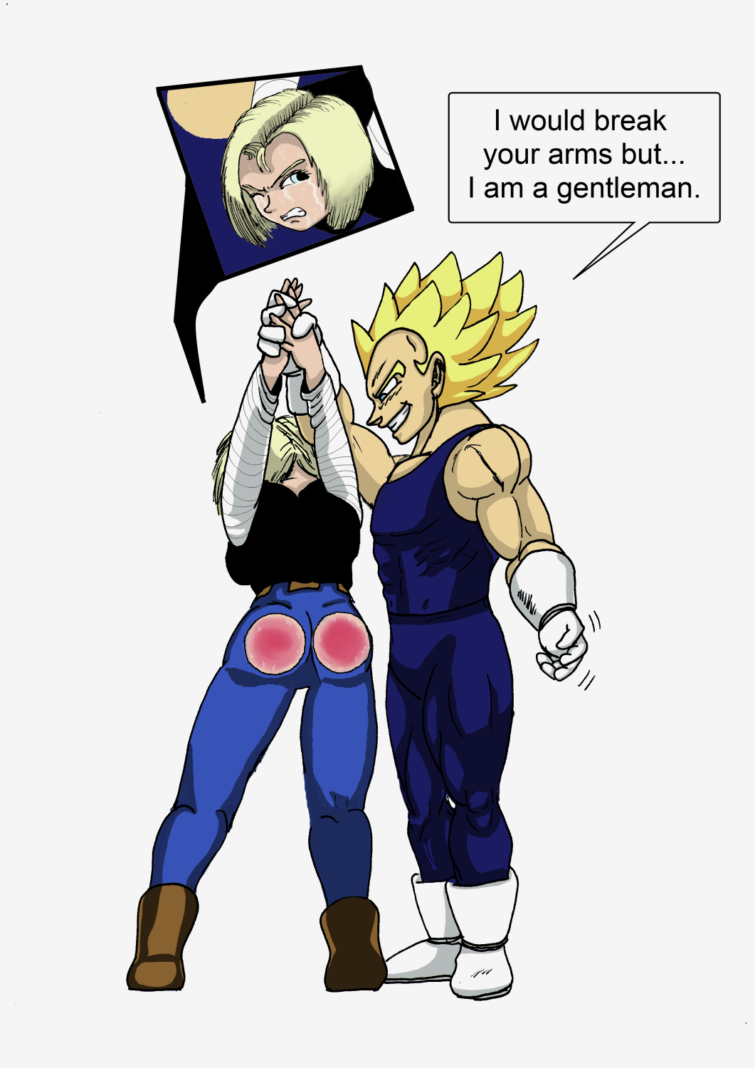 Rule34 – If it exists, there is porn of it / spankeror, android 18, vegeta / 299973