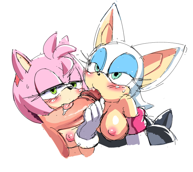 Rule34 – If it exists, there is porn of it / coolblue, amy rose, rouge the bat / 302361