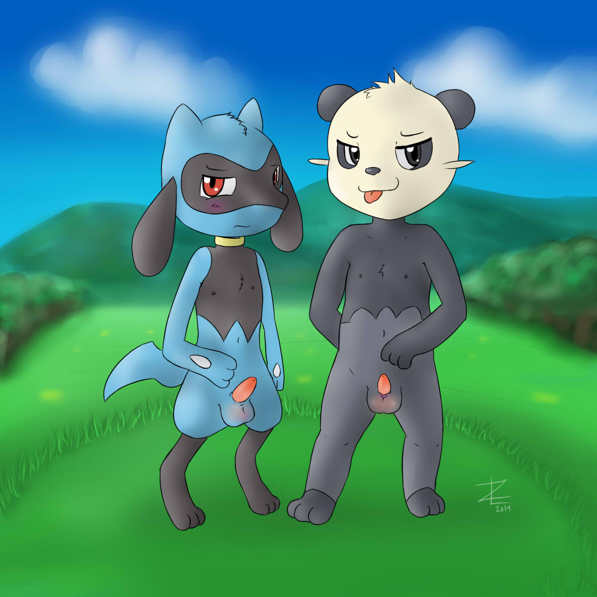 Rule34 – If it exists, there is porn of it / zekromlover, pancham, riolu / 302553