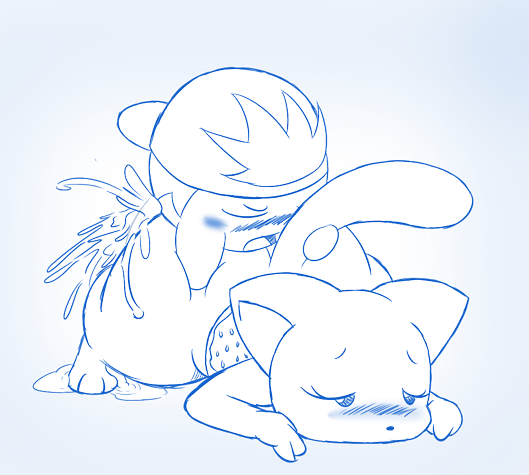 Rule34 – If it exists, there is porn of it / kirbot12, nyan cat, xen (kirbot12) / 303115