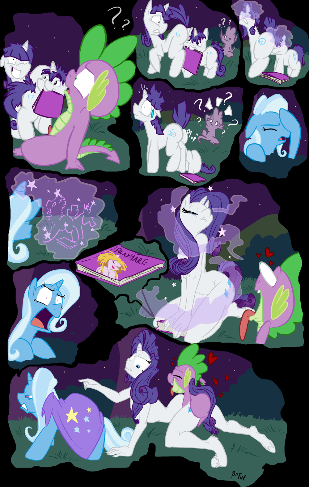 Rule34 – If it exists, there is porn of it / fuf, rarity (mlp), snails (mlp), snips (mlp), spike (mlp), trixie (mlp) / 303350