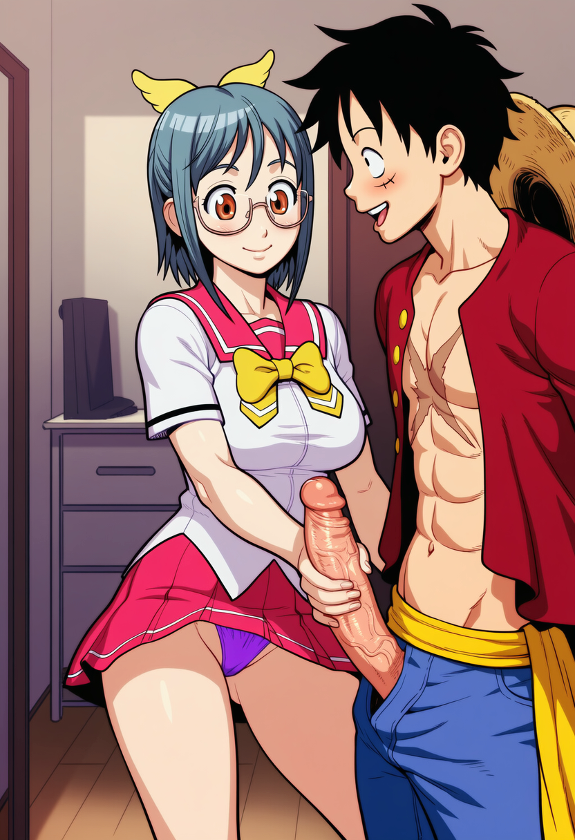Rule34 – If it exists, there is porn of it / himenohara suzuran, monkey d luffy / 8705287