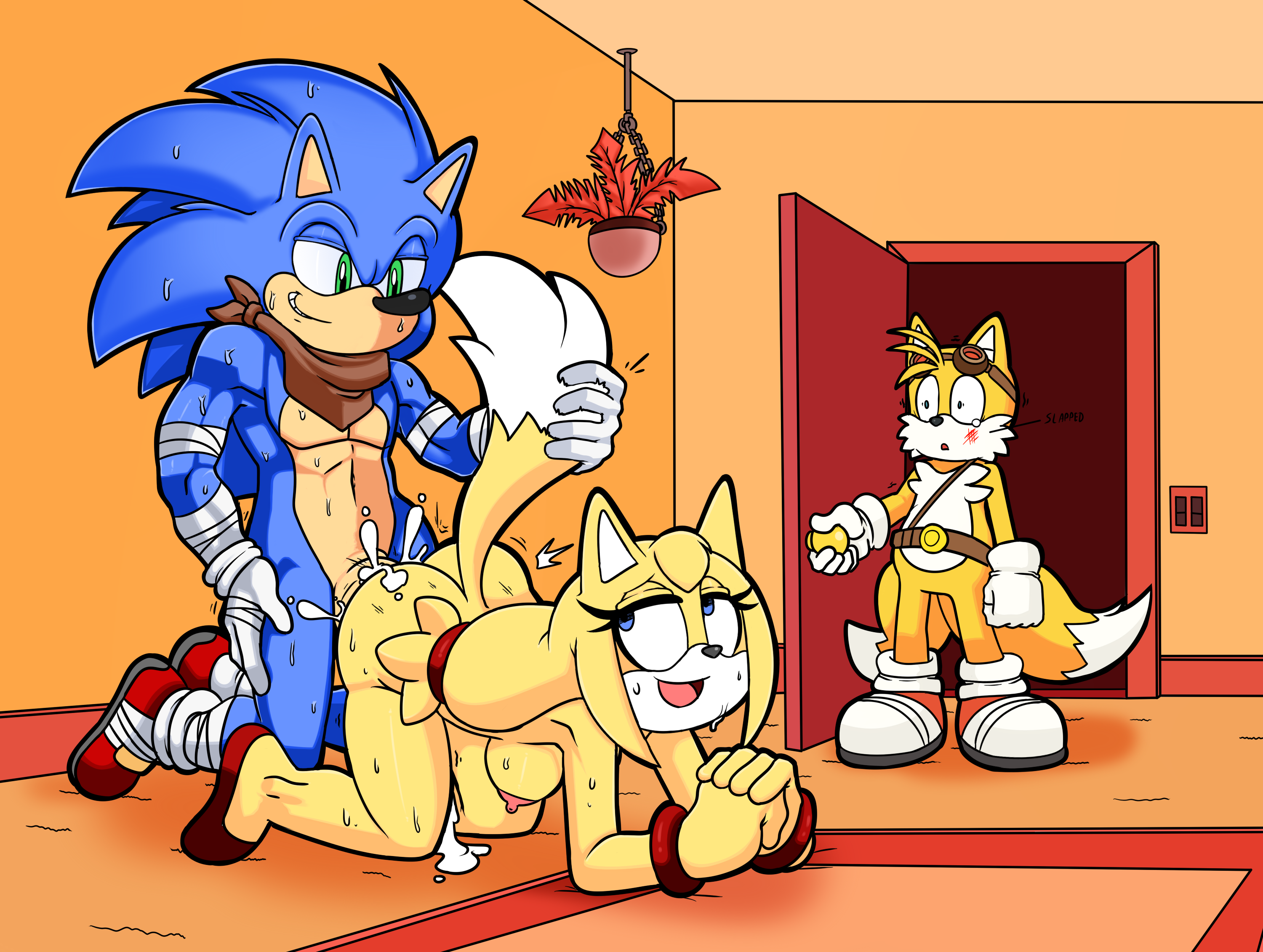 Rule34 – If it exists, there is porn of it / escopeto, superbunnygt, sonic the hedgehog, tails, zooey the fox / 304166