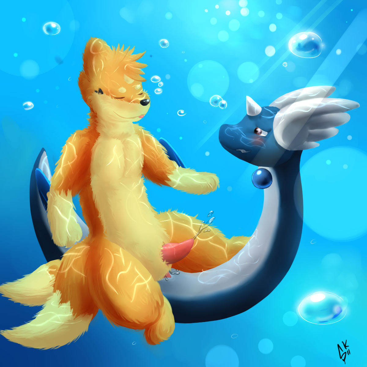 Rule34 – If it exists, there is porn of it / buizel, dragonair / 304824