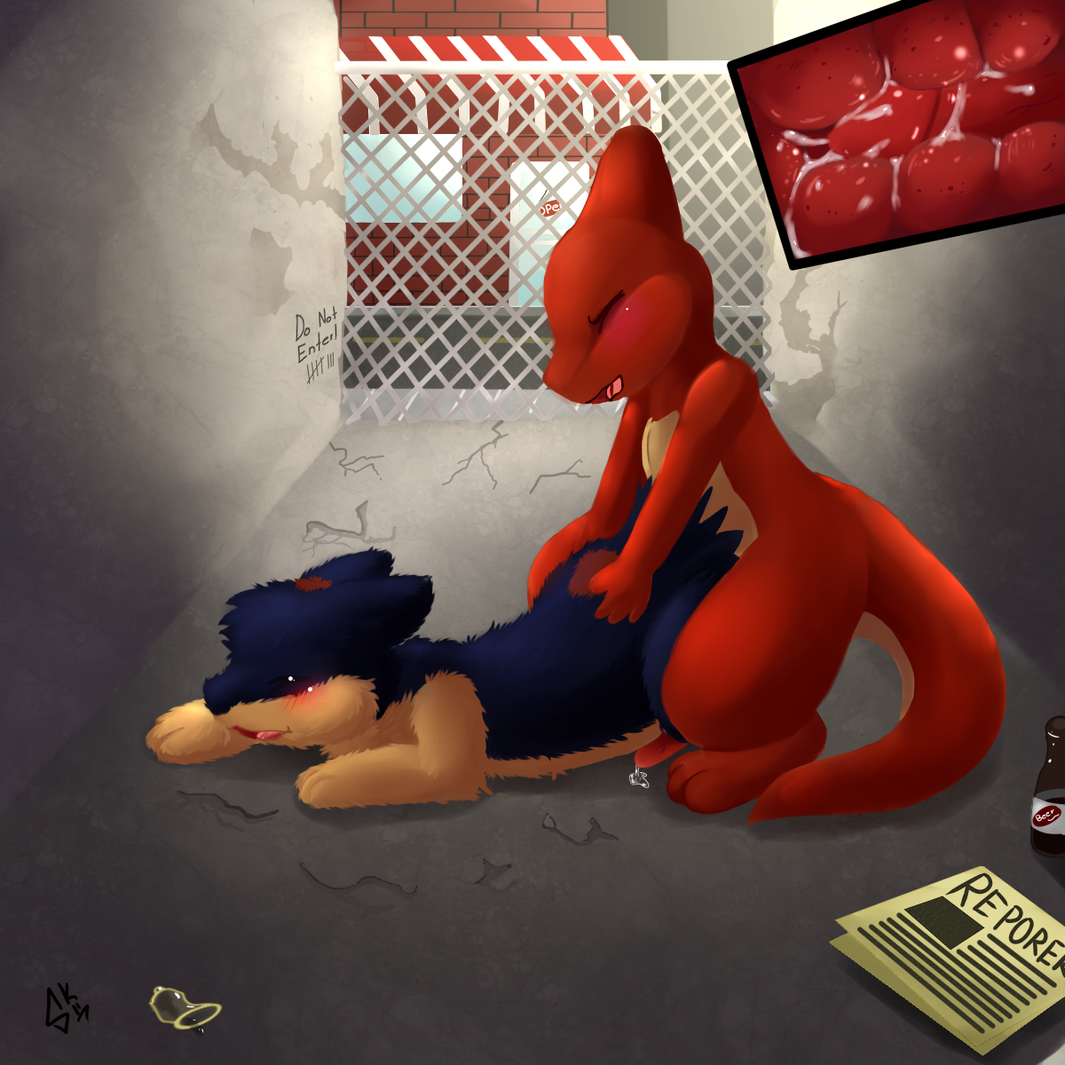 Rule34 – If it exists, there is porn of it / charmeleon, quilava / 304879